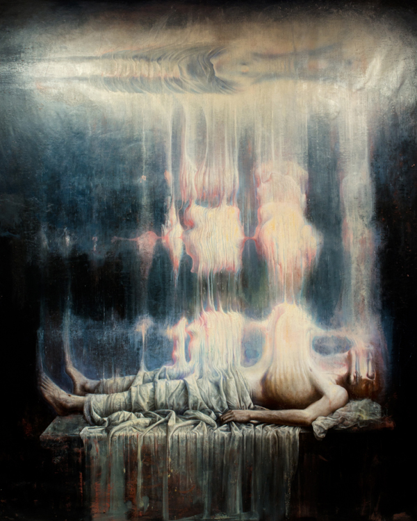 Agostino Arrivabene, Resurrectio Christi (2013), olio su lino
(Max Mandel)